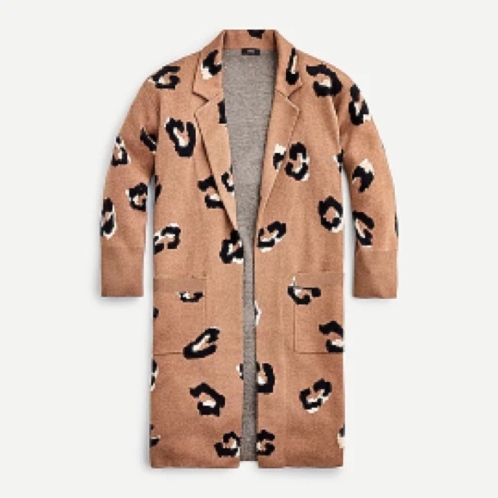 J. Crew Ella open-front sweater blazer